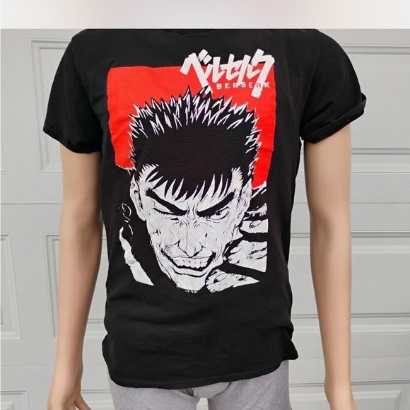 Black Berserk Anime Graphic T-Shirt - Picture 4 of 4